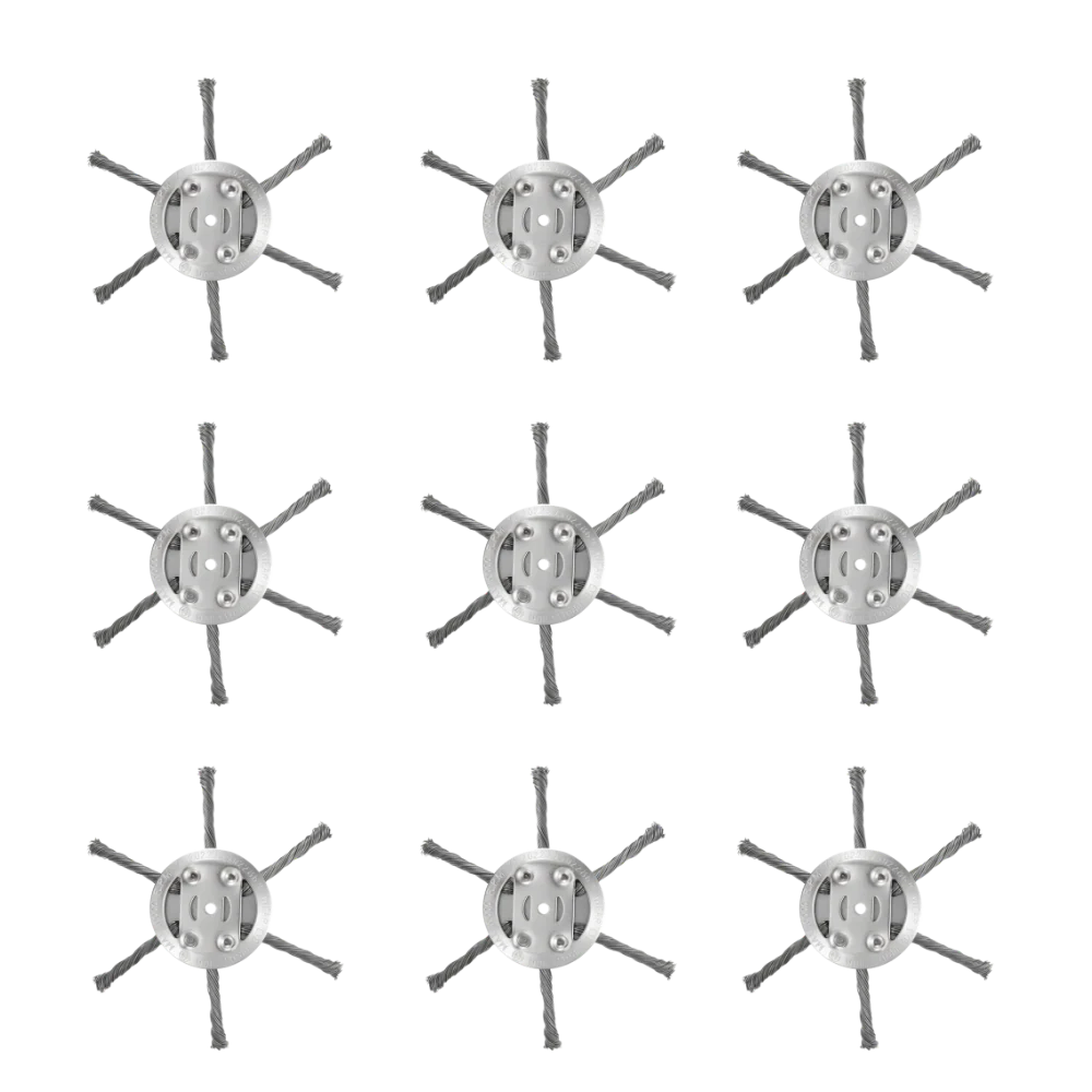 9 Pack | Steel Cable Head