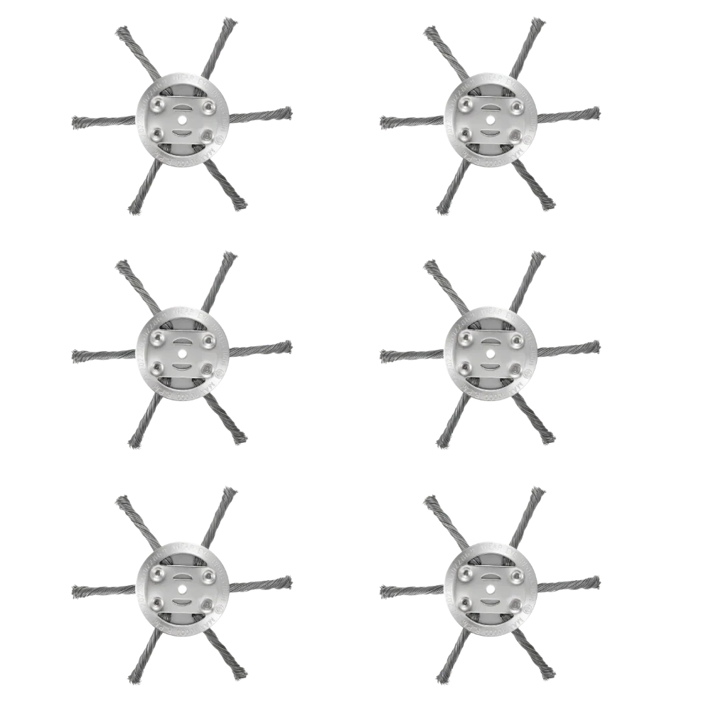 6 Pack | Steel Cable Head